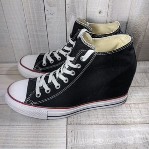 🔥Converse Chuck Taylor Lux Mid Sneakers Wedges 10